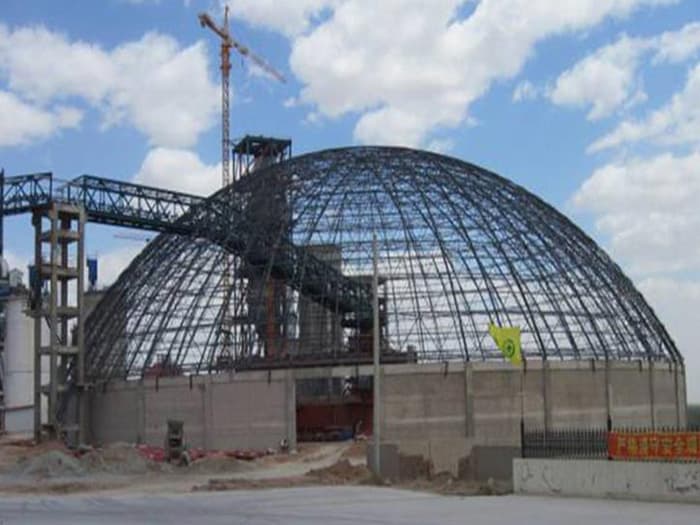 来宾球形网架的施工工艺流程